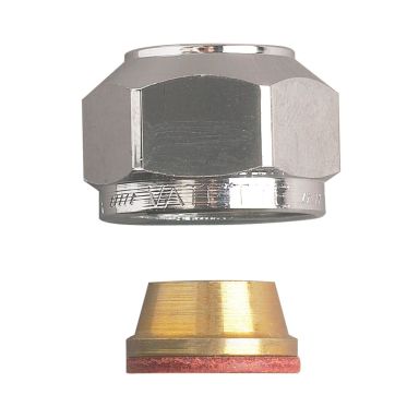 Vatette FG039500520 Halvkoppling förkromad, inv gänga
