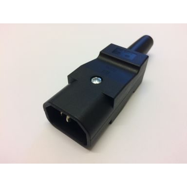 Z 9009 Apparatintag C14, svart