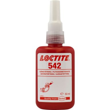Loctite 542 Gängtätning för hydraulik och tryckluft, medelhög