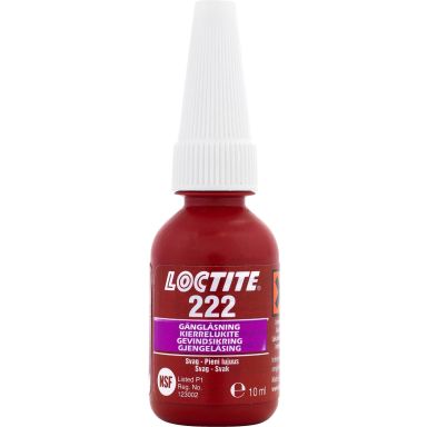 Loctite 222 Kierrelukite pieni lujuus