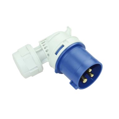 Garo PA 216-6 S Stickpropp IP44, vinklad, 3-polig, 16A, 6h