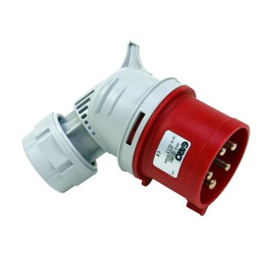 Garo PA 432-6 S Stickpropp IP44, vinklad, 5-polig, 32A, 6h