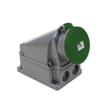 Garo UI 463-2 S + RU Stikkontakt IP44, 5-polet, 63 A