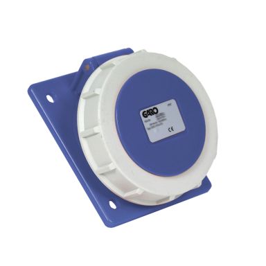 Garo UISV 432-9 S Paneluttag IP67, 5-polig, 32A, sned