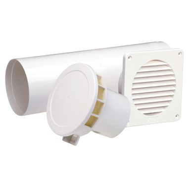 PAX 2601-6 Tuloilmapaketti termostaattiohjattu venttiilin sulkuläppä, pyöreä