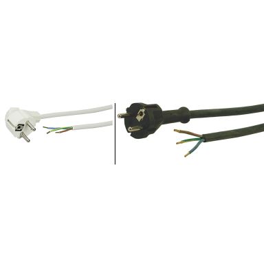 Elproman 2404589 Ledningsstativ lige, sort