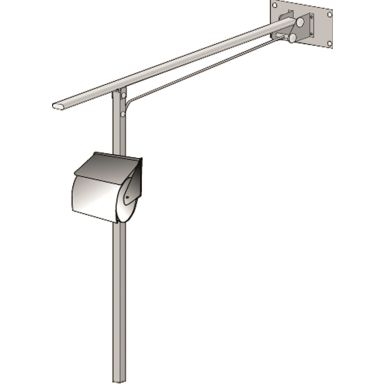 Rebase 14.900 Toiletpapirholder til toilet armlæn