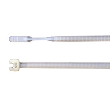 Hellermann Tyton 109-00001 Buntebånd Natur, 2,6 mm, 100-pakning