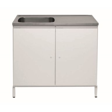 Contura CABL 10 Vaskebenk hvit, med 2 oppbevaringsskap