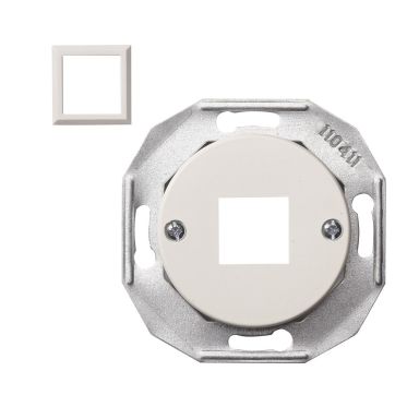 Schneider Electric Actassi Centrumplatta vit, utan ram