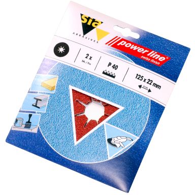 Tyrolit SIARON 4961 Fiberrondell 125 mm, 2-pack