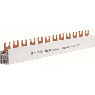 Hager KDN380A Vaihekisko 3-napainen, 16 kV, haarukka