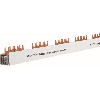 Hager KDN480B Vaihekisko 4-napainen, 16 kV, haarukka