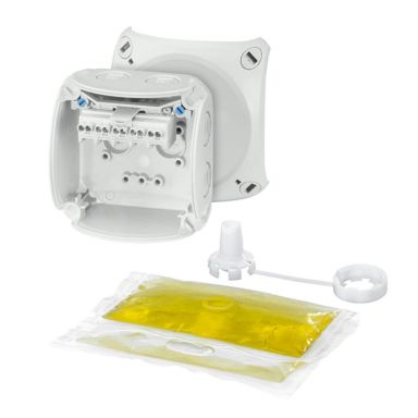 Hellermann Tyton WP 0404 G Kopplingsdosa polykarbonat med tvåkomponentsgel