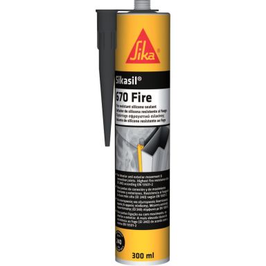 Sika Sil-670 Fire Paloluokiteltu silikoni 300 ml