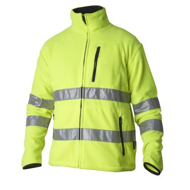 Top Swede 4642 Fleecejakke varsel, gul