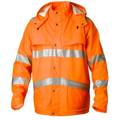 Top Swede 9394 Regnrock 84 cm, varsel, orange