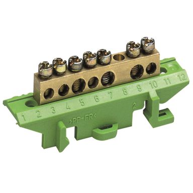 Hager KM07E Jordplint 60 A, mässing
