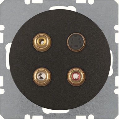 Hager 3315322045 Multimedialiitäntä R.1/R.3