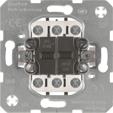 Hager 503808 Tryckknappsinsats dubbeltrapp
