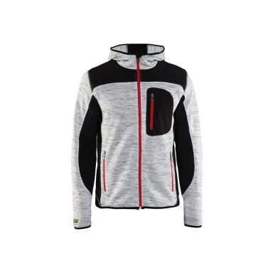 Blåkläder 493021179099M Jakke gråmelert/svart, strikket