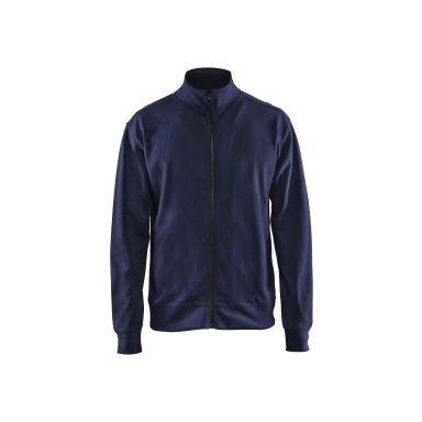 Blåkläder 337111588900XL Sweater Med lynlås, marineblå