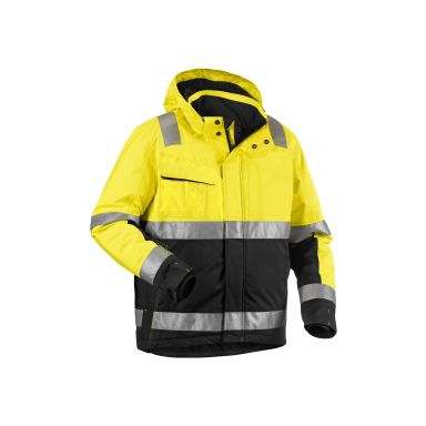 Blåkläder 487019873399M Hi-vis jakke Høj synlighed gul/sort, vinter