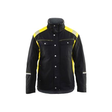Blåkläder 491513709933XXL Vinterjacka svart/varselgul, hantverksjacka