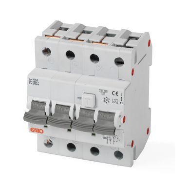 Garo RCBO GS C16A 4P Jordfeilautomat 4-pol, C, 6 kA
