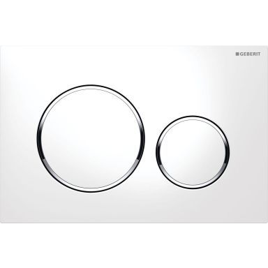 Geberit Sigma 20 Spyleplate dobbeltspyling