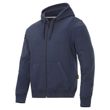 Snickers Workwear 2801 Hettegenser marineblå, med glidelås