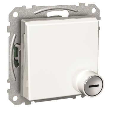 Schneider Electric WDE002178 Seinäpistorasia 1-osainen, maadoitettu, lukko, valkoinen