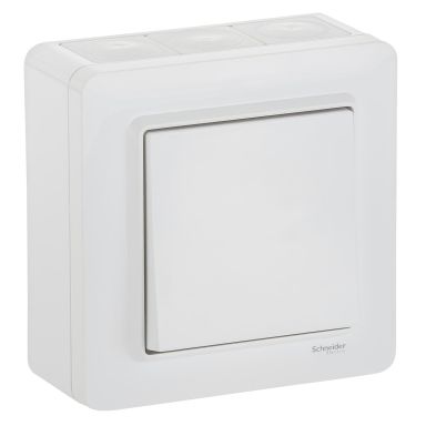 Schneider Electric WDE002975 Vaihtokytkin ulkokierre, IP44, valkoinen