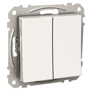 Schneider Electric Exxact WDE002116 Strømbryter firkantet vippe, uten klør, hvit