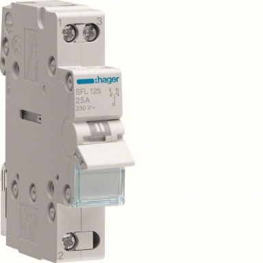 Hager SFL125 Växlingsomkopplare 25 A, 230V
