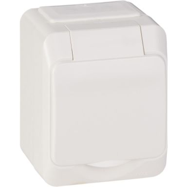 Schneider Electric Aqua Stark PV Vägguttag 1-vägs, lock