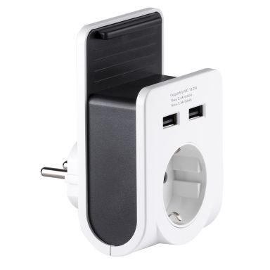 Gelia 4000060231 Latausasema 1-osainen ja 2 x USB pidikkeellä