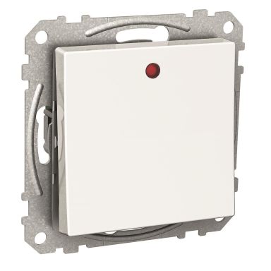 Schneider Electric Exxact Tryckknapp vit