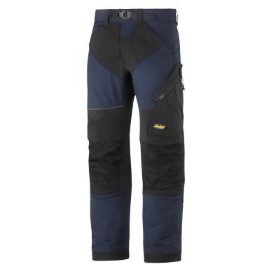Snickers Workwear 6903 FlexiWork Työhousut laivastonsininen/musta