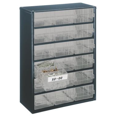 Raaco 137409 Förvaringsskåp 552x306x150 mm, 8 hyllor