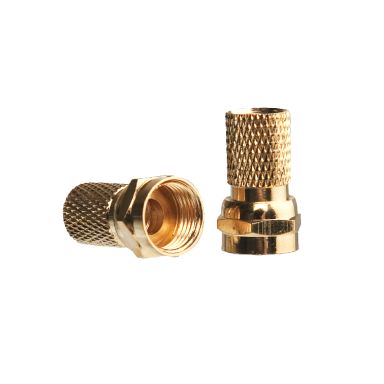 SUPRA 1011001110 F-stik Mand, forgyldt