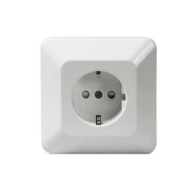 ABB 20EUJKS-212 Stikkontakt 1-veis, innfelt, IP20