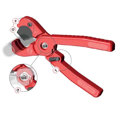 Ironside 100817 Plastskærer 22 mm rørdiameter