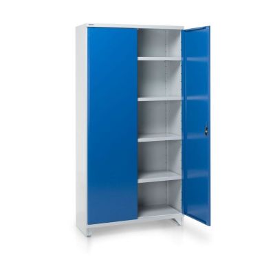 Treston SC1004020007 Industriskap 1 x 0,4 x 2 m, med 4 hyller