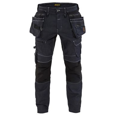 Blåkläder 199011418999C48 Håndverksbukse stretch, X19, marineblå/svart