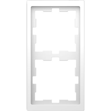 Schneider Electric MTN4020-6535 Kombinasjonsramme 2-roms, t-plast