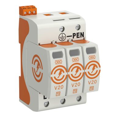Obo Bettermann 5095283 Ylijännitesuoja tyyppi 2, 230 V, IP20
