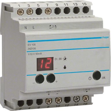 Hager EV106 Styrdon 230V, 10A