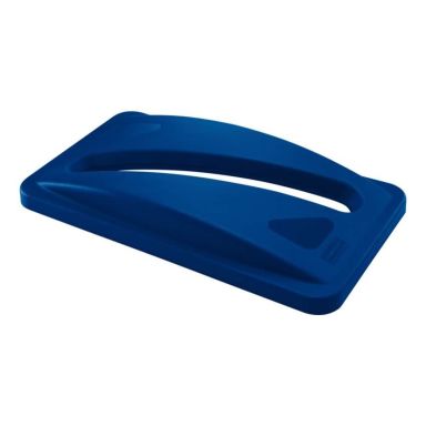 Rubbermaid FG270388BLUE Låg til papir, blå