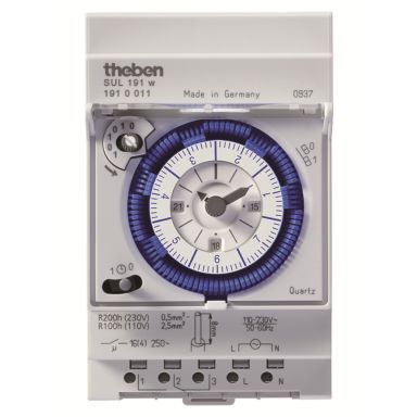 Theben 1910011 Kopplingsur 1 kanal, 110-230V